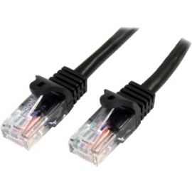 Startech 1 M Black Cat5e Snagless Rj45 Utp Patch Cable - 1m Patch Cord - Ethernet Patch Cable -