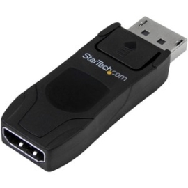 StarTech.com DisplayPort To HDMI Adapter, 4K 30Hz Compact DP 1.2 To HDMI 1.4 Video Converter, Passive DP++ To HDMI Monitor/Display Adapter - 1 X 20-pin DisplayPort DisplayPort 1.2 Digital Audio/Video Male - 1 X 19-pin HDMI HDMI 1.4 Digital Audio/Video Fe