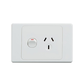 4C | Ultima Single Power Point 250V 10A | Horizontal 040.000.0073