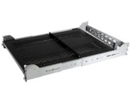 Startech 2u Vented Sliding Rack Shelf W/ Cable Management Arm & Adjustable Mounting Depth - 50lbs/