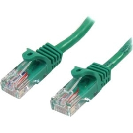 StarTech.com 0.5m Green Cat5e Patch Cable With Snagless RJ45 Connectors - Short Ethernet Cable - 0.5 M Cat 5e Utp Cable - Make Fast Ethernet Connections With PoE Support - 0.5m Cat5e Patch Cable / Cat 5 Ethernet Cord / Cat5e Network Cable / Cat5e Utp Cab