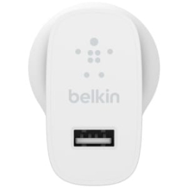 Belkin Boost↑Charge 12 W Ac Adapter - For USB Device, IPad, Smartphone, IPhone - White WCA002AUWH