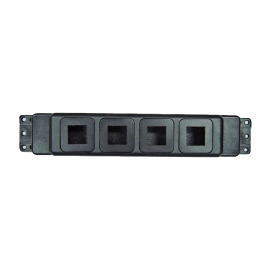 OE Elsafe PB Series 2 Data Punch Outs Frame & Face Plates Black 015.031.1002