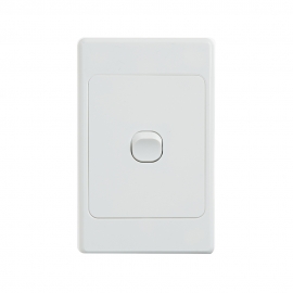 4C | Ultima 1 Gang Switch 250V 16AX - Vertical 040.000.0061