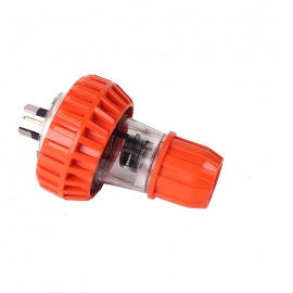 4C | Straight Plug IP66 250V 3Flat Pin 10A 040.000.0124