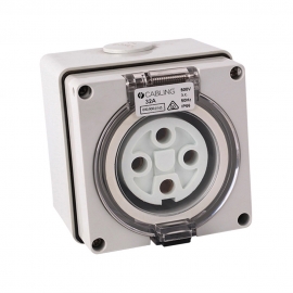 4C | Socket Outlet 4Pin IP66 500V 32A 040.000.0145