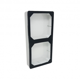 4C | 2 Gang Enclosure Lid 040.000.0163