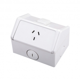 4C | Weatherproof Single Power Point IP53 250V 10A 040.000.0223