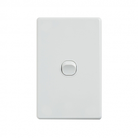 4C | Classic 1 Gang Switch 250V 16AX - Vertical 040.000.0295
