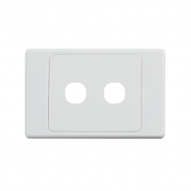 4C | Ultima 2 Gang Switch Cover - White 040.000.0332