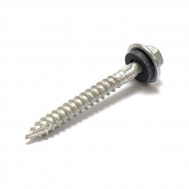 4C | Hex Head Needle Point Screws C4 Galvanised 12G x 50mm Box of 100 040.030.0044