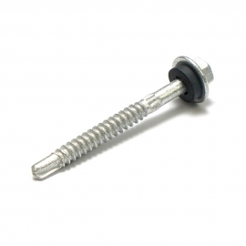 4C | Hex Head Self Drill Screws C4 Galvanised 12G x 55mm Box of 100 040.030.0045