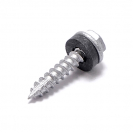 4C | Hex Head Needle Point Screws C3 Galvanised 10G x 25mm Box of 500 040.030.0046