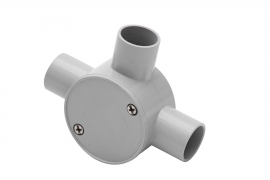 4C | Junction Box 20mm 3 Way - 10 Pack 040.040.0384