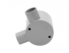 4C | Deep Junction Box 20mm 2 Way Right Angle - 10 Pack 040.040.0392