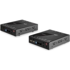 StarTech.com Kvm Extender - Wired - Taa Compliant - 1 Computer(s) - 1 Remote User(s) - 100.58 M Range - 4K - 3840 X 2160 Maximum Video Resolution - 2 X Network (Rj-45) - 5 X USB - 2 X HDMI - 120 V Ac, 240 V Ac Input Voltage - Desktop SV565HDIP