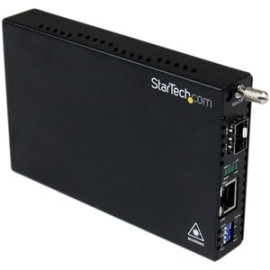 StarTech.com Transceiver/Media Converter - Taa Compliant - 1 Port(s) - 1 X Network (Rj-45) - Twisted Pair, Optical Fiber - Gigabit Ethernet - 10/100/1000Base-T - 1 X Expansion Slots - Sfp (mini-GBIC) - 1 Sfp Slots - Ac Adapter - Desktop ET91000SFP2
