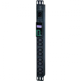 APC by Schneider Electric Easy Metered Rack PDU - Metered - IEC 60320 C20 - 8 x IEC 60320 C13 - 16 A - 230 V AC Input - 208 V AC Output - 1U Network (RJ-45) - Horizontal/Vertical/Toolless - Rack-mountable EPDU1016M