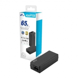 FSP NB PRO 65W Adapter: Global 100-240Vac input 19V DC output >88% efficiency. Fits most 18-20V laptops with 9 tips. Meets DoE Level VI and CoC Tier 2 standards offers safety protections. FSP065-RBBN3
