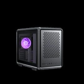 COOLER MASTER MATX CASE, ALUMINIUM FRAME, EXOSKELETAL STRUCTURE, BLACK, 2YR MF400M-KHNN-S00