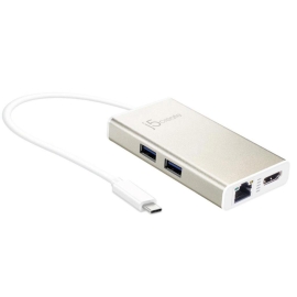 J5create Type-C To Hdmi & GigaLAN & USB JCA374