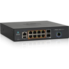 Cambium CnMatrix Ex2010-P, Intelligent Ethernet PoE+ Switch, 8 1G And 2 Sfp Fiber Ports - Aus/Nz Power Cord MX-EX2010PxA-N
