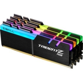 G.Skill Trident Z RAM Module - 32 Gb (4 X 8GB) - DDR4-3200/Pc4-25600 DDR4 Sdram - 3200 MHz - CL16 - 1.35 V - Non-ECC - Unbuffered - Lifetime Warranty F4-3200C16Q-32GTZR