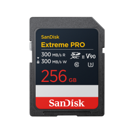 SanDisk Sdsdxdm-256G Extreme Pro Sd Uhs-Ii V90 Card FFCSAN256GSDXDM300