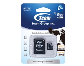 Team Group Micro 8GB Sdhc Class 10 Memory Card TUSDH8GCL1003