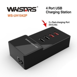Winstars USB 4-Port Charging Station (Ws-Uh1042P) USBWIN1042PAC
