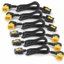 Power Cord Kit (6 Ea), Locking, C19 To C20 (90 Degree), 0.6m AP8712R