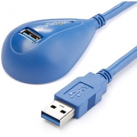 StarTech.com 5 Ft Desktop SuperSpeed USB 3.0 Extension Cable - A To A M/F - Cable For Camera, Mobile Phone, Pda, Storage Device, Pc, Hub - First End: 1 X 9-pin USB 3.0 Type A - Male - Second End: 1 X 9-pin USB 3.0 Type A - Female - 5 Gbit/s - Extension C