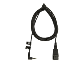 Jabra Qd To 2.5MM Coiled CORD,2M 8800-01-46