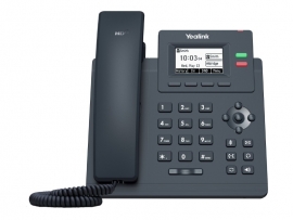 YEALINK SIP-T31G 2 LINE GIGABIT IP PHONE WITH HANDSET, DUAL PORT GIGABIT ETHERNET 1301044