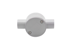 4C | Junction Box 20mm 2 Way Through - 10 Pack 040.040.0378