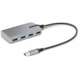StarTech.com USB Hub - USB 3.2 (Gen 1) Type A - Portable - Space Gray - Uasp Support - 5 Total USB Port(s) - Pc, Mac, ChromeOS, Android, Linux 5G4AB-USB-A-HUB
