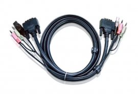 Aten Kvm Cable 1.8m With Dvi-D (Single Link) USB & Audio To Dvi-D (Single Link), USB & Audio 2L-7D02U