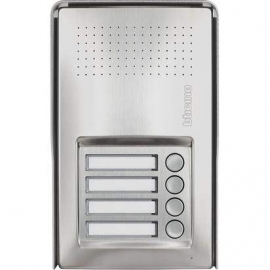 BTICINO S3965A L100 4 PUSH BUTTON ENTRY PANEL 1YR 