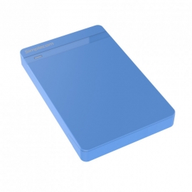 Simplecom SE203 Tool Free 2.5' SATA HDD SSD to USB 3.0 Hard Drive Enclosure - Blue Enclosure (SE203-BLUE)