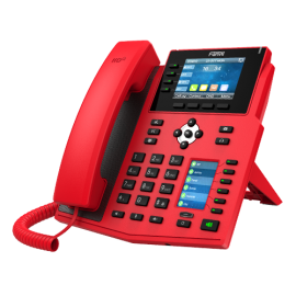 Fanvil X5U-RED High End Enterprise IP Phone - 3.5' Colour Screen, 16 Lines, 40 x DSS Buttons, Dual Gigabit NIC,Bluetooth - 2 Years Warranty - RED (X5U-R)
