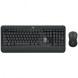 Logitech MK540 Wireless Keyboard Mouse Combo - USB Receiver, 10 Meter Wireless Connection, Plug and Play, Contoured (920-008682)