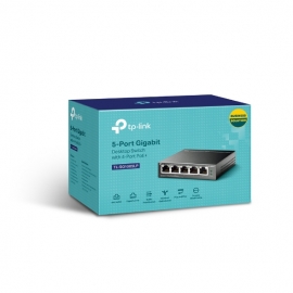 TP-Link TL-SG1005LP 5-Port Gigabit Desktop Switch with 4-Port PoE+ (TL-SG1005LP)    