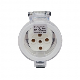 4C Industrial Extension Socket 500V 5Pin 20Amp (040.000.0272)