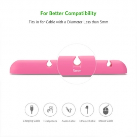 Ugreen Cable Organizer (2pcs/ Pack) - Pink 30483 Acbugn30483