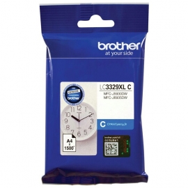 Brother LC3329XLC CYAN INK CARTRIDGE TO SUIT MFC-J5930DW/J6935DW - UP TO 1500 PAGES