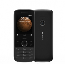 Nokia 225 4G Black- 2.4' Display, Unisoc T117 CPU, 64MB ROM,128MB RAM,  16QENB21A17