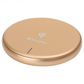 Verbatim Metallic Wireless Charger-GOLD 65795