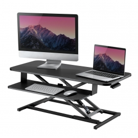 mbeat activiva 95cm Large Ergonomic Sit-Stand Desk/Workstation with Keyboard Tray MBT-ACA-SDK-01K