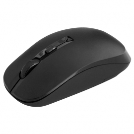 CLiPtec SMOOTH MAX 1600DPI 2.4GHZ WIRELESS OPTICAL MOUSE - Black (AMSRZS801BK)