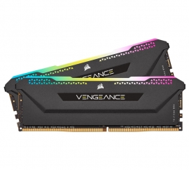 Corsair Vengeance RGB PRO SL 32GB (2x16GB) DDR4 3200Mhz C16 Black Heatspreader Desktop Gaming Memory (CMH32GX4M2E3200C16)
